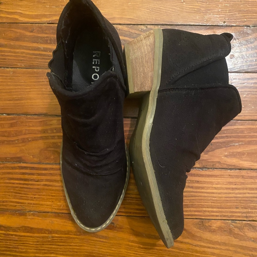 Report Black Ankle Boots